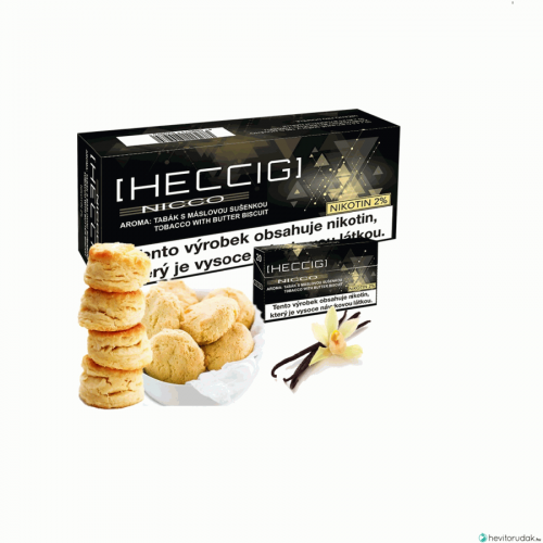 HECCIG NICCO Vaníliás Vajaskeksz ízű Nikotinos hevítőrúd - 1 doboz