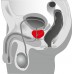 Prostate massager - forgó prosztatavibrátor (fekete)