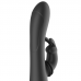 BLACK&SILVER - ADAM STIMULATING VIBE SILICONE RECHARGEABLE BLACK