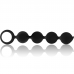 BLACK&SILVER - LENNON SILICONE ANAL BEADS 15 CM