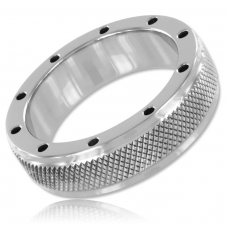 Metalhard Knurling rozsdamentes acél péniszgyűrű 55mm