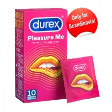 Durex Pleasure Me - bordás-pontozott óvszer (10db)