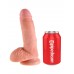 King Cock herés dildó (17,8cm) - natúr