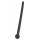 Dilator Piss Play - üreges, szilikon húgycsőtágító dildó (fekete)