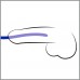 DILATOR - kék szilikon húgycsőtágító dildó szett (3db)