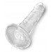 King Cock Clear 6 - tapadótalpas dildó (15cm)