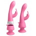 3Some wall banger rabbity - akkus, rádiós vibrátor (pink)