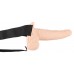 You2Toys Strap-on - akkus, üreges, felcsatolható vibrátor (natúr)