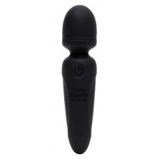 A szürke ötven árnyalata - Sensation Wand mini masszírozó vibrátor (fekete)