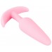 Cuties Mini Butt Plug - szilikon anál dildó - pink (2,1cm)