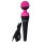 PalmPower Wand - akkus masszírozó vibrátor (pink-fekete)