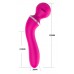 Lonely - akkus, cserélhető fejes masszírozó vibrátor (pink)