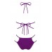Obsessive Balitta - fényes, nyakpántos bikini (lila)