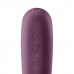 Satisfyer Dual Kiss - akkus hüvelyi és csikló vibrátor (lila)