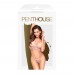 Penthouse Double Spice - fodros, csipkés melltartó szett (nude)