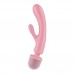 Satisfyer Triple Lover - csiklóizgatós G-pont és masszírozó vibrátor (pink)