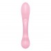 Satisfyer Triple Oh - akkus, csiklókaros vibrátor (pink)