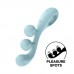 Satisfyer Tri Ball 2- akkus, multifunkciós vibrátor (kék)