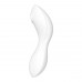 Satisfyer Curvy Trinity 5+ - okos, akkus 3in1 vibrátor (fehér)