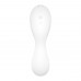 Satisfyer Curvy Trinity 5+ - okos, akkus 3in1 vibrátor (fehér)