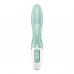 Satisfyer Air Pump Bunny 5 - okos, akkus pumpálható vibrátor (menta)