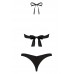 / Obsessive Paralia - merevítős, nyakpántos bikini (fekete)