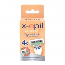 X-Epil Silky Smooth - női borotvabetét 4 pengés (4db)