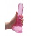 REALROCK - áttetsző élethű dildó - pink (22cm)