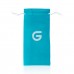 Gildo Glass No. 5 - spirális  üveg dildó (áttetsző-kék)