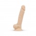 Real Fantasy Ashton - talpas, herés, élethű dildó (21cm) - natúr