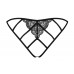 Obsessive Miamor - hálós, nyitott csipke női alsó (fekete)