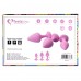 FEELZTOYS Bibi - anál dildó szett - pink (3 részes)