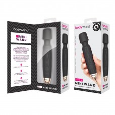 Bodywand Luxe - akkus, mini masszírozó vibrátor (fekete)