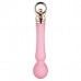 ZALO Confidence Heating Wand - akkus, luxus masszírozó vibrátor (pink)